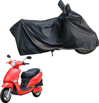 Motodreka Waterproof Two Wheeler Cover for Hero(Electric Photon, Black)
