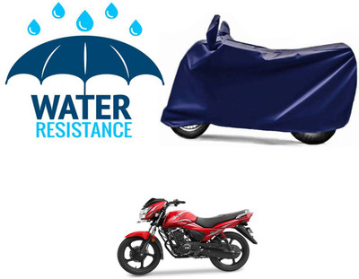 DeepShakshi AUTOMOTIVE Waterproof Two Wheeler Cover for TVS(Victor, Blue)