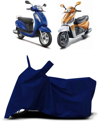 VESMEI Two Wheeler Cover for Mahindra(Gusto BS6, Blue)