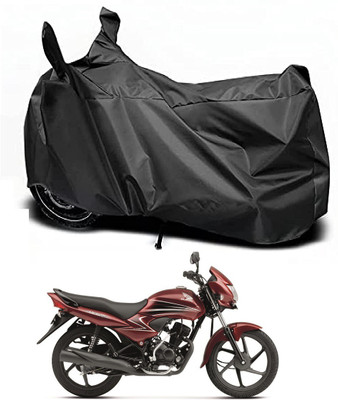 Auto Hub Waterproof Two Wheeler Cover for Honda(Dream Yuga, Black)