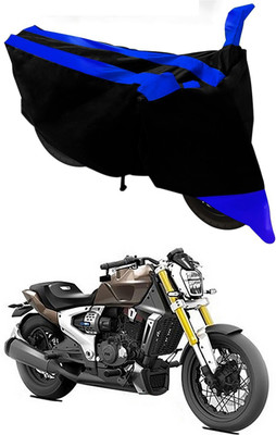 Mdstar Waterproof Two Wheeler Cover for TVS(Zeppelin, Blue, Black)