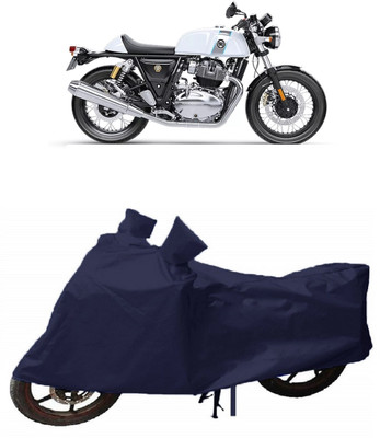 GANPRA Two Wheeler Cover for Royal Enfield(Continental GT 650, Blue)