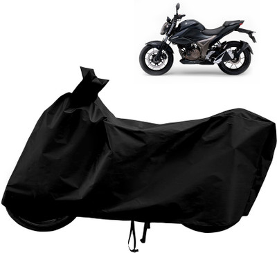 Horseyaart Waterproof Two Wheeler Cover for Suzuki(Gixxer 250, Black)