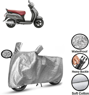 CODOKI Waterproof Two Wheeler Cover for Suzuki(Access SE, Silver)