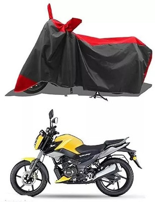 smwzxyu Waterproof Two Wheeler Cover for TVS(Raider, Black, Red)