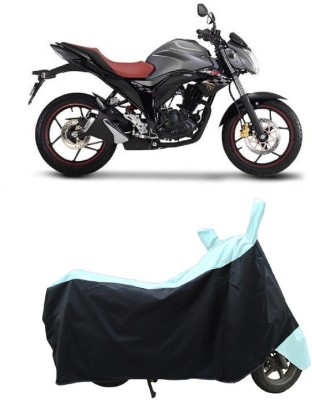 Coxtor Waterproof Two Wheeler Cover for Suzuki(Gixxer Special Edition, White)