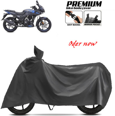 smwzxyu Waterproof Two Wheeler Cover for Bajaj, Hero, Honda, TVS, Ola(Black)