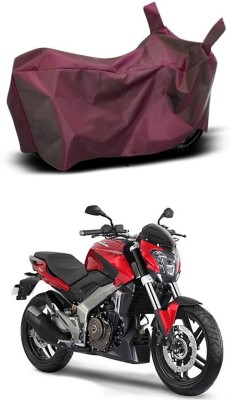 Mdstar Waterproof Two Wheeler Cover for Bajaj(Pulsar 250, Maroon)