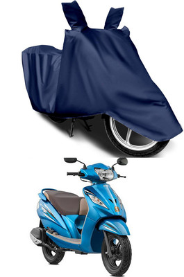 Furious3D Two Wheeler Cover for TVS(Wego, Blue)