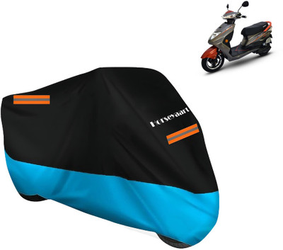Horseyaart Waterproof Two Wheeler Cover for Okinawa(Ridge, Blue)