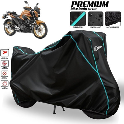 xodi Waterproof Two Wheeler Cover for Yamaha(FZ-S, Black, Blue, Multicolor)