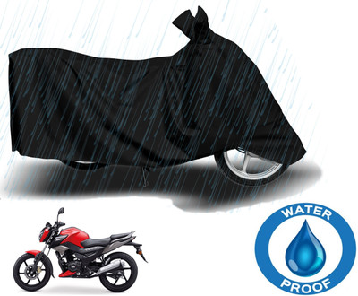 DeepShakshi AUTOMOTIVE Waterproof Two Wheeler Cover for TVS(Raider, Black)