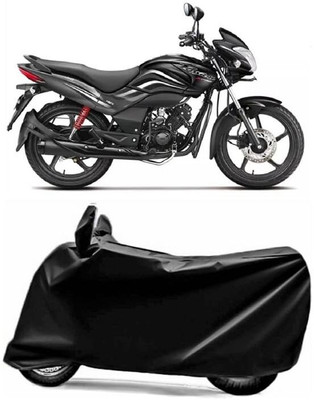 KANISHA ENTERPRISES Waterproof Two Wheeler Cover for Hero(Passion Pro, Black)