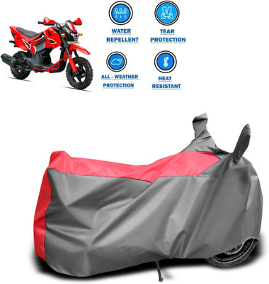 DeepShakshi AUTOMOTIVE Two Wheeler Cover for Honda(Navi, Red, Grey)