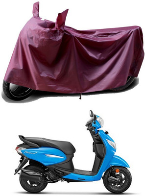 APNEK Waterproof Two Wheeler Cover for Hero(Pleasure+ 110, Maroon)