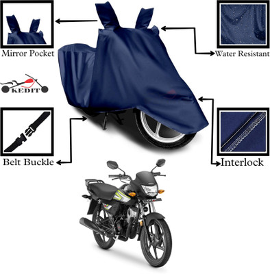 KEDIT Two Wheeler Cover for Honda(CD 100 SS, Blue)