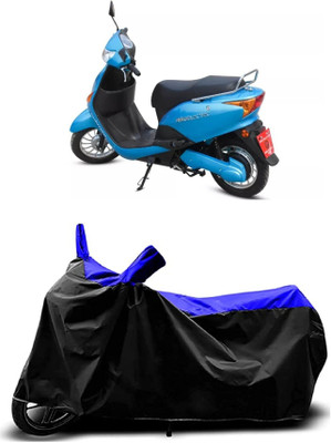 VESMEI Two Wheeler Cover for Hero(Electric Optima, Blue)