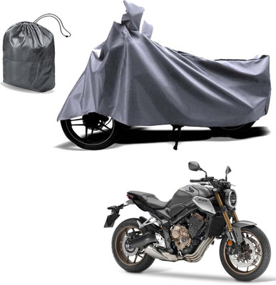 Autoinnovation Waterproof Two Wheeler Cover for Honda(CBR650R, Grey)