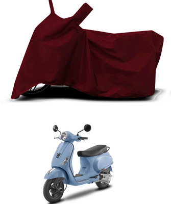 VESMEI Two Wheeler Cover for Vespa(Vespa LX 125, Red)
