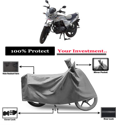 Amexride Two Wheeler Cover for LML(Freedom DX, Grey)