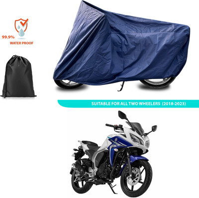 CODOKI Waterproof Two Wheeler Cover for Yamaha(Fazer-250 BS6, Blue)