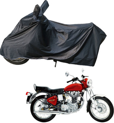 RiderShine Two Wheeler Cover for Royal Enfield(Electra 5S, Black)