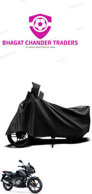 bhagat chander traders Waterproof Two Wheeler Cover for Bajaj(Platina 125, Black)