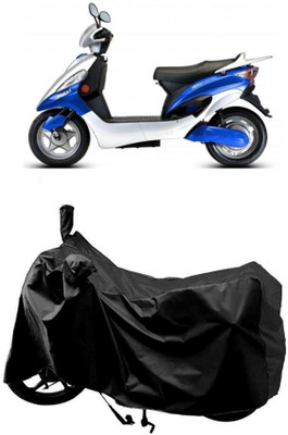 MMSSTAR Waterproof Two Wheeler Cover for Hero Electric(Electric Maxi, Black)