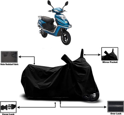 Amexride Two Wheeler Cover for Tunwal(Sport 63 48V, Black)