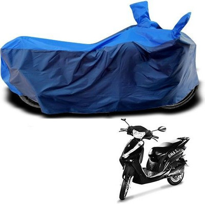 Varnwal E Commerce Waterproof Two Wheeler Cover for Lohia(Oma Star, Blue)