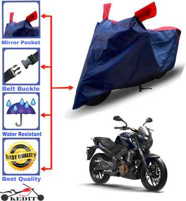 KEDIT Two Wheeler Cover for Bajaj(Dominar 400, Red, Blue)