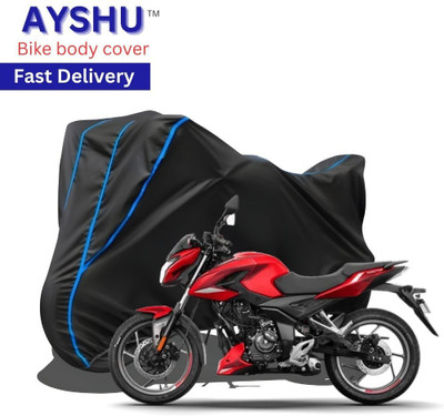 AYSHU Waterproof Two Wheeler Cover for Bajaj(Pulsar 150 BS6, Black, Red)