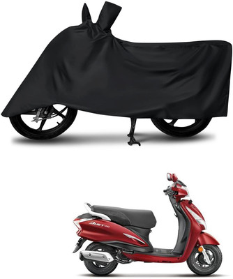 KEDIT Two Wheeler Cover for Hero(Duet 125CC, Black)