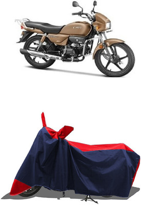 SUGASHRI Waterproof Two Wheeler Cover for Hero(Splendor, Red, Blue)