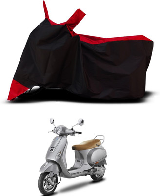 VESMEI Two Wheeler Cover for TVS(Victor, Red)