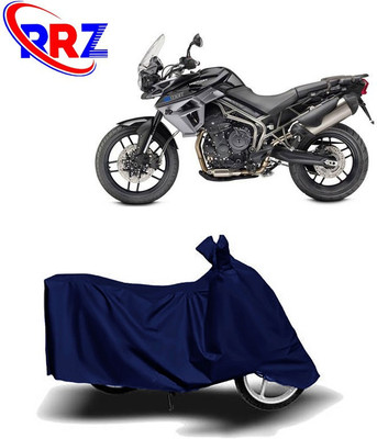 RRZ Two Wheeler Cover for Triumph(Tiger 800 XR, Blue)