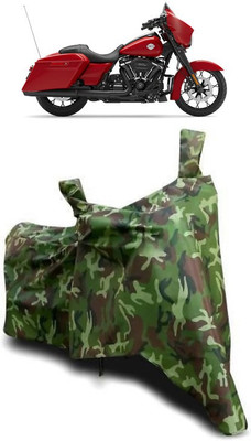 malti Waterproof Two Wheeler Cover for Harley Davidson(Street Glide Special, Multicolor)