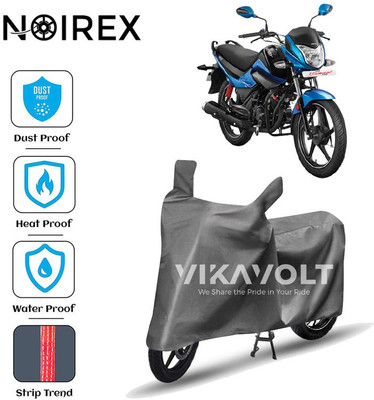 NOIREX Two Wheeler Cover for Hero(Splendor I Smart, Grey)