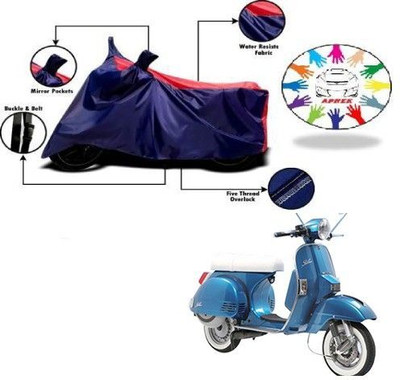 DeepShakshi AUTOMOTIVE Waterproof Two Wheeler Cover for LML(Star Euro, Blue, Red)