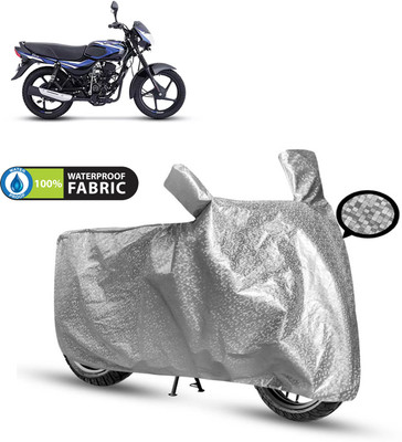 CODOKI Waterproof Two Wheeler Cover for Bajaj(CT110, Silver)