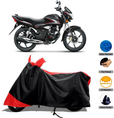 WMIZEXA Waterproof Two Wheeler Cover for Universal For Bike(Shine, Red)