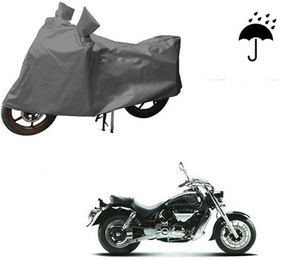 DeepShakshi AUTOMOTIVE Waterproof Two Wheeler Cover for Hyosung(ST7, Grey)
