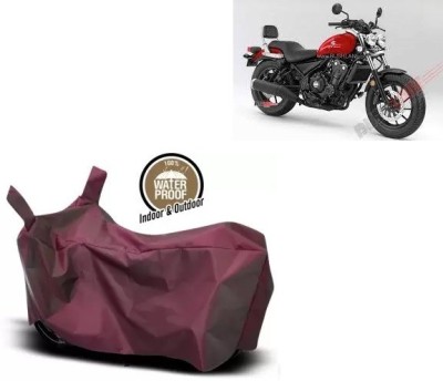 OliverX Waterproof Two Wheeler Cover for Bajaj(Avenger 400 BS6, Maroon)