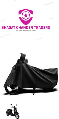 bhagat chander traders Waterproof Two Wheeler Cover for Evolet(Polo BS6, Black)
