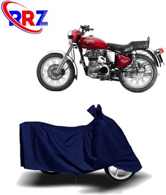 RRZ Two Wheeler Cover for Royal Enfield(Bullet Electra Twinspark, Blue)