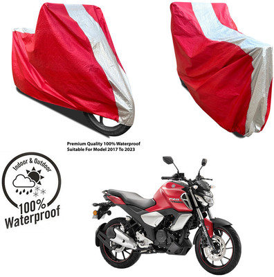 AUTOCAD Waterproof Two Wheeler Cover for Hero(Electric E-Sprint, Silver, Red)