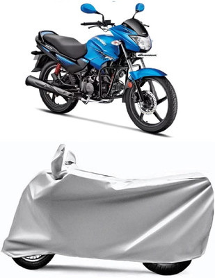XOCAVO Two Wheeler Cover for Hero(Glamour FI, Silver)