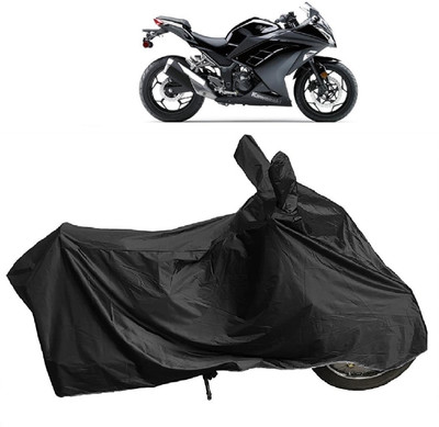 DIGGU Two Wheeler Cover for Kawasaki(Ninja 300, Black)