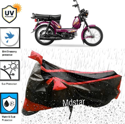 MWBB Waterproof Two Wheeler Cover for TVS(XL 100 Heavy Duty, Black)