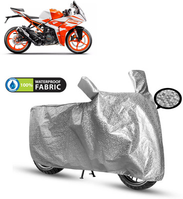 CODOKI Waterproof Two Wheeler Cover for KTM(RC 125 BS6, Silver)